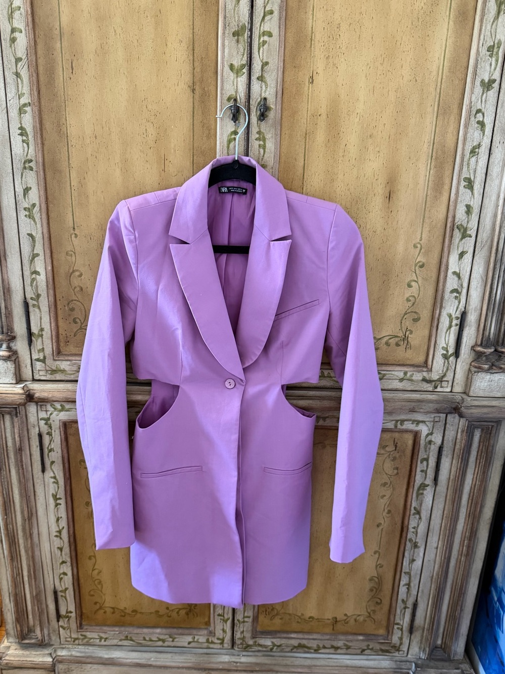 Zara Cut-out Blazer Dress